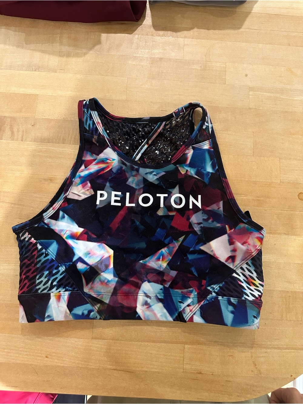 Peloton Women's Multicolor Geometric Performance Sports Bra